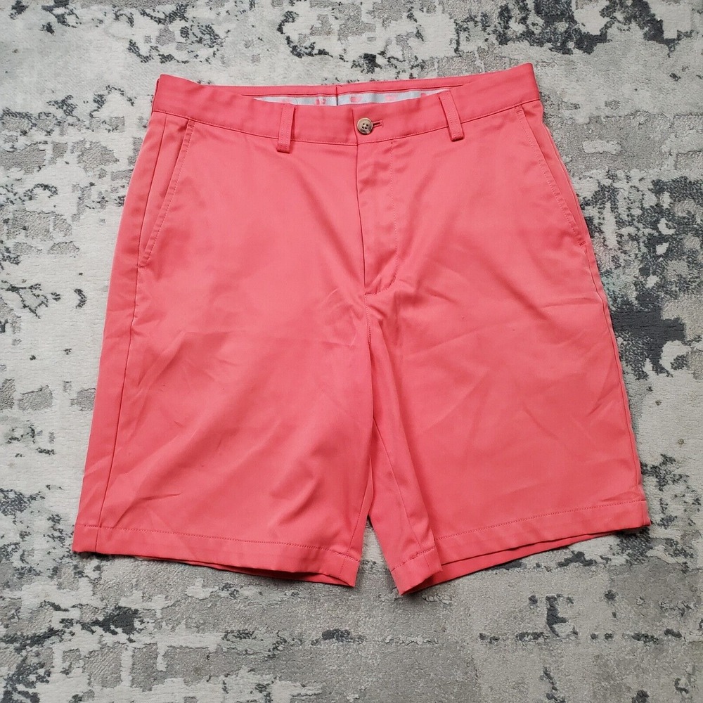 Vineyard‎ Vines Chino Shorts Men's 32 Salmon Pink  High Rise Pockets
